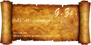 Gödl Zsombor névjegykártya